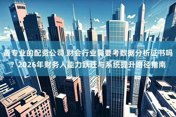 最专业的配资公司 财会行业需要考数据分析证书吗？2026年财务人能力跃迁与系统提升路径指南